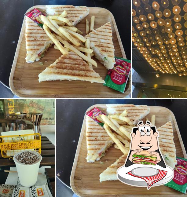 Club sandwich at Area 51 - The café hideout