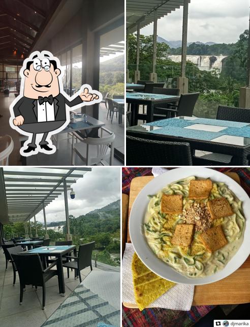 Take a seat at one of the tables at Cafe Samsara