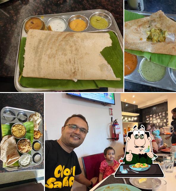Food at Sri Kamatchi Bhavan Near Kanchipuram Arch
