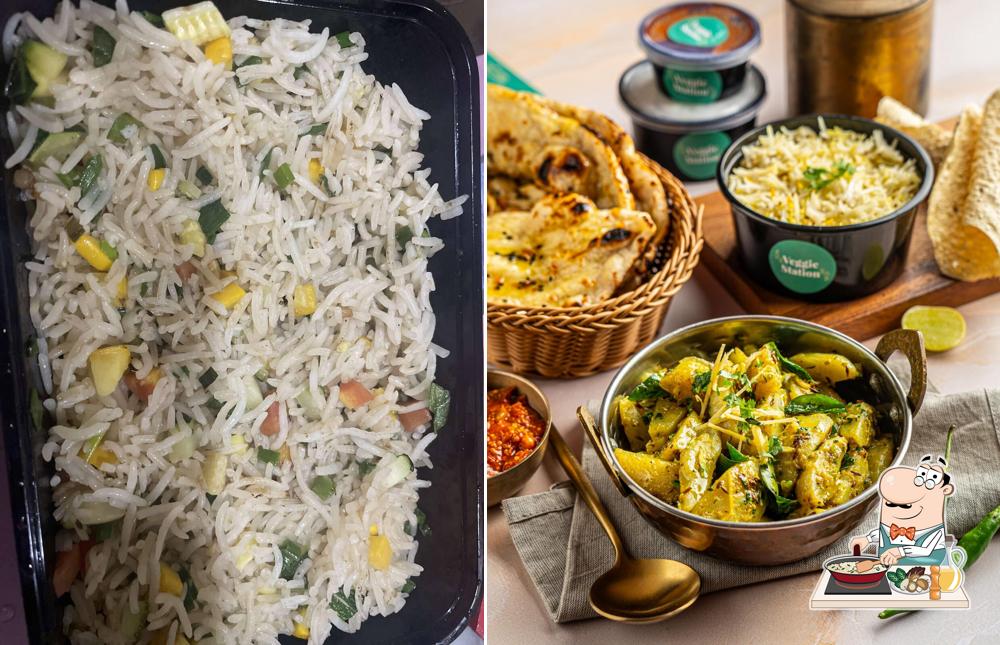 Fried rice at Veggie Station By Ramee