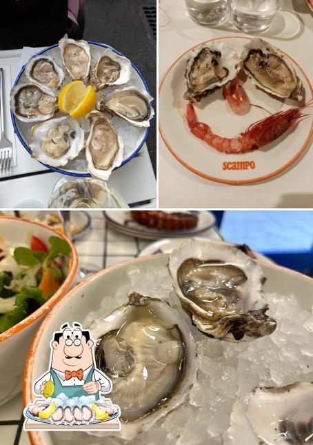 Ostriche al Pescheria Scampo