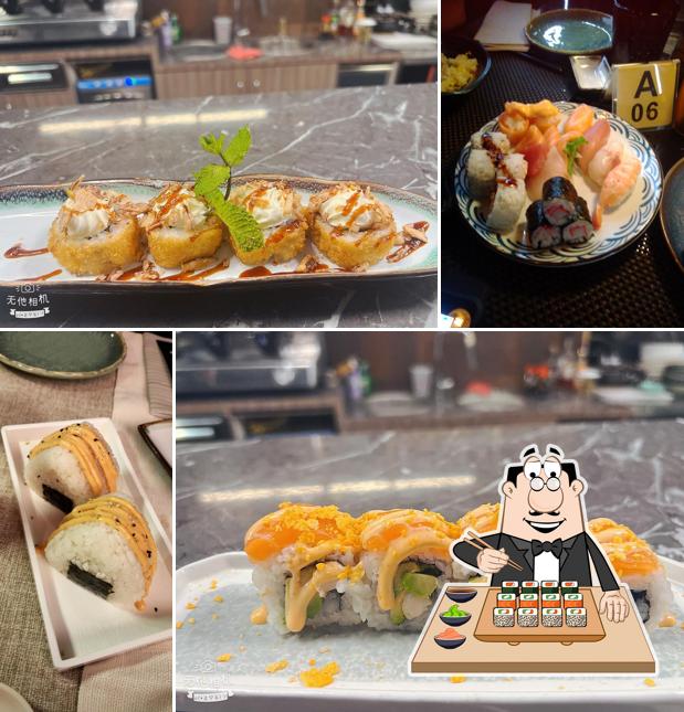 Ordina le diverse opzioni di sushi