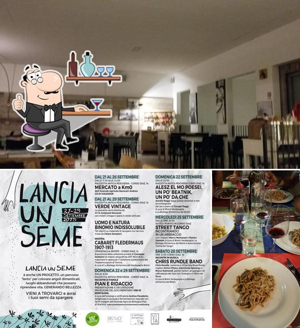 Gli interni di Bistrò Verdepaglia