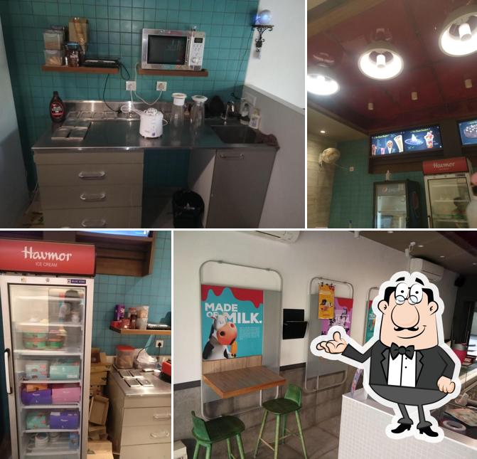 The interior of Havmor Ice Cream