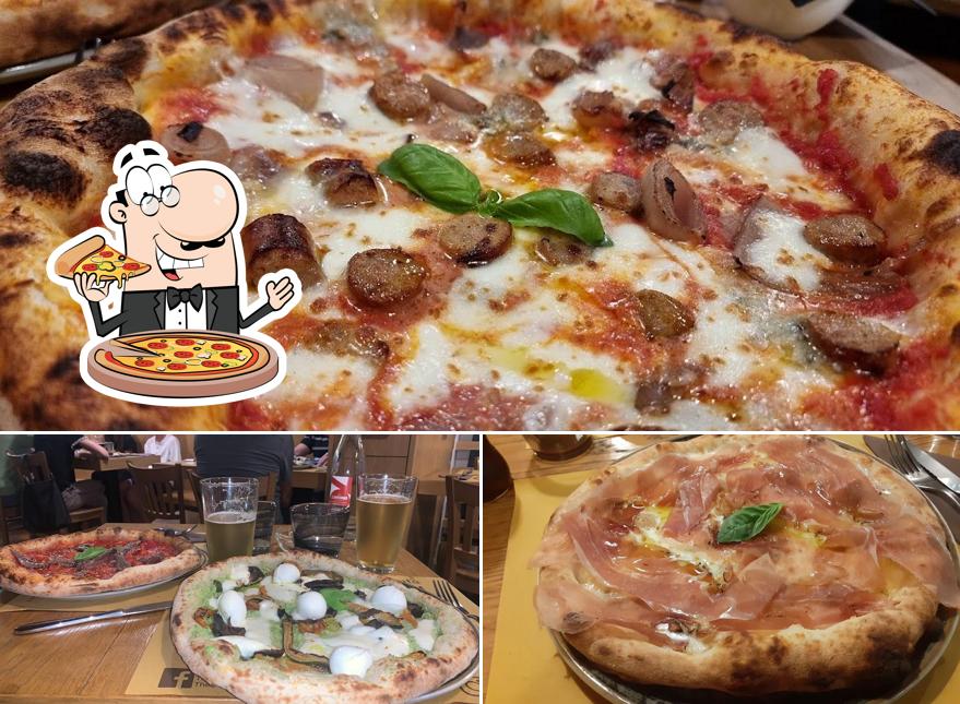 Scegli tra le molte varianti di pizza