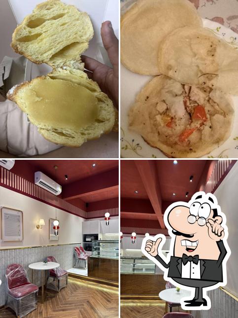 The picture of interior and food at Birdy's Bakery & Patisserie