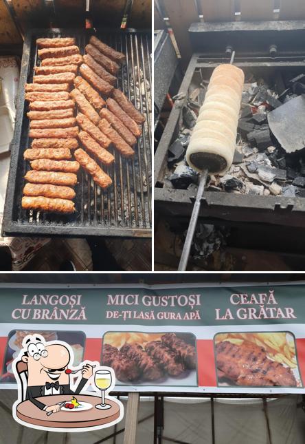 Langosi, mici, cafea