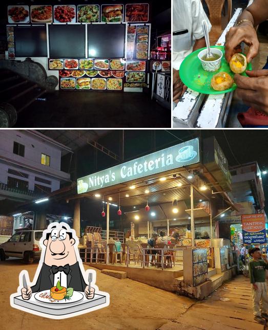 Food at Nitya's Cafeteria