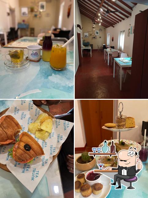 The interior of Cafe Tea Trunk