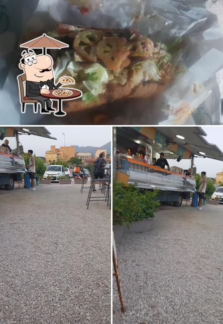 La immagine della esterno e cibo di Paninoteca Mato Mato'