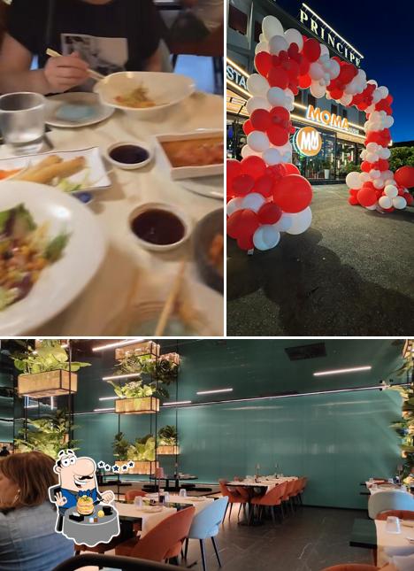 Sushi Moma si caratterizza per la cibo e interni