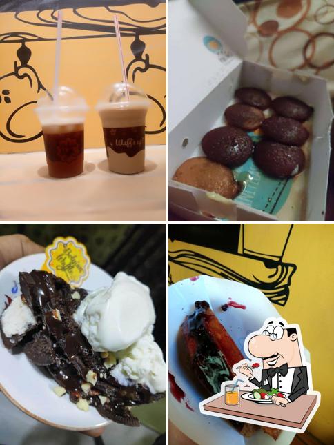 Chocolate mousse at The Belgian Waffle Co