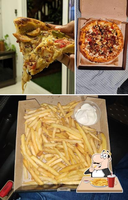 French fries at Adam's Pizza