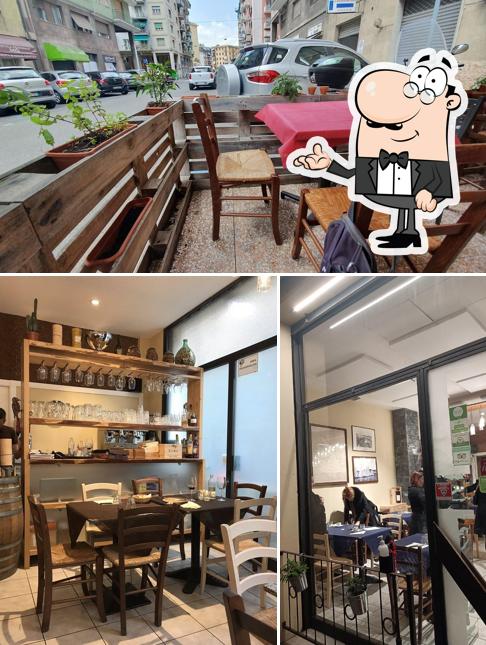 Gli interni di Il Picchio Rosso