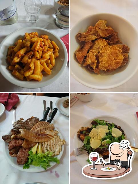 Platti al Ristorante Trattoria Santa Croce