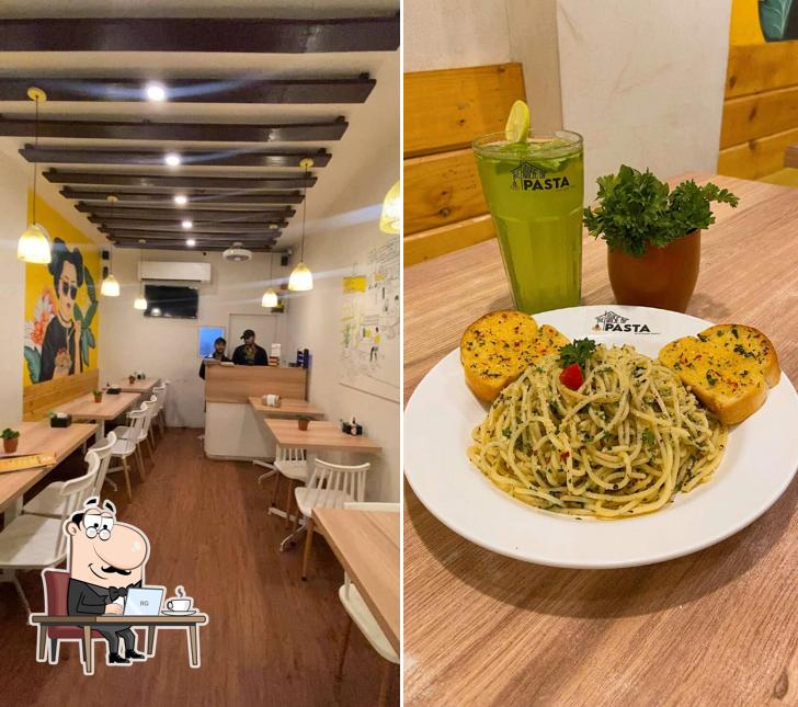 The interior of The House of Pasta