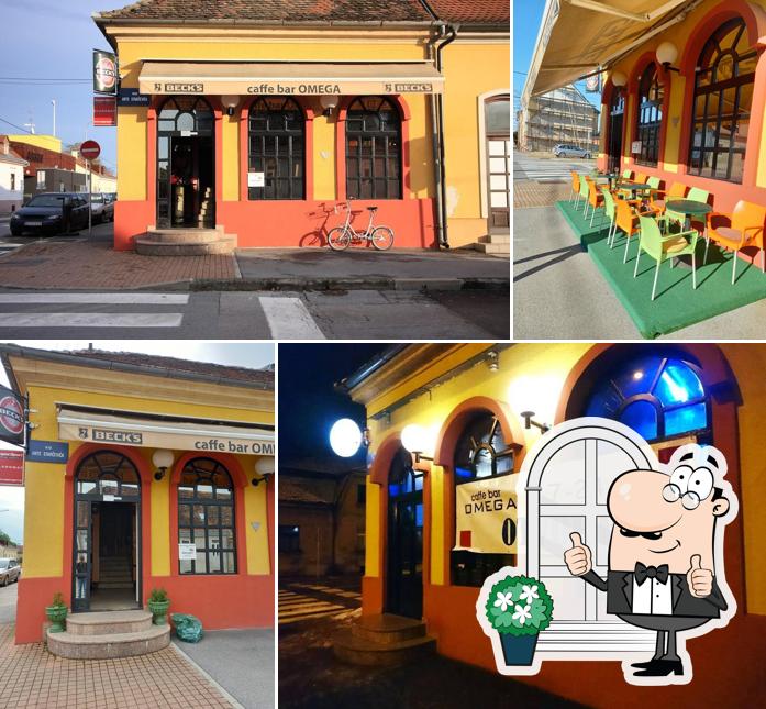 Gli esterni di Caffe bar Omega