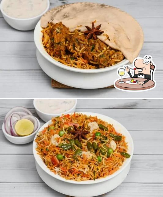 Food at Maharashtra biryani (Javed biryani) corner