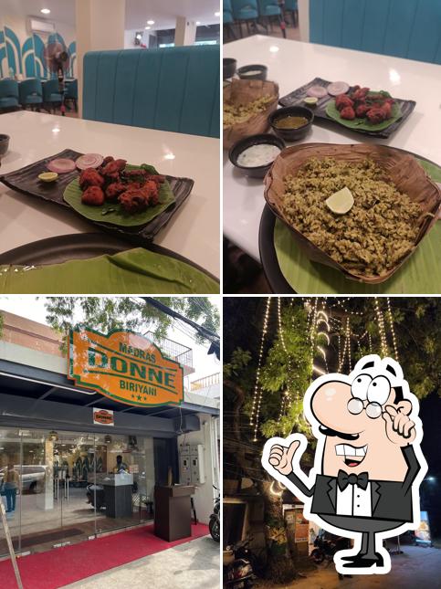 The restaurant's interior and exterior