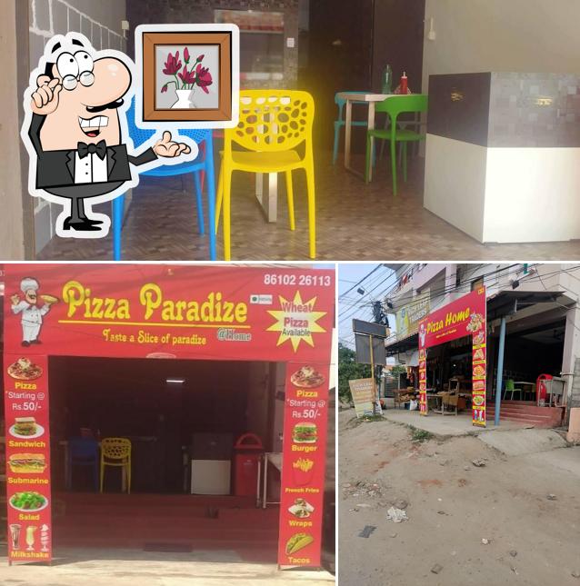 The interior of Pizza Paradize @ Home