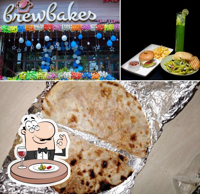 Food at Brewbakes Cafe and restaurant