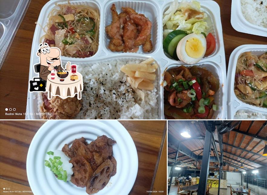 The restaurant's food and interior