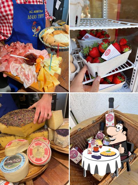 Piatto di formaggi al Maso Toffe