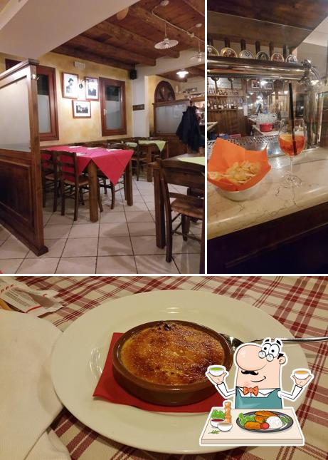 Pizzeria Antica Osteria Dazzo si caratterizza per la cibo e interni