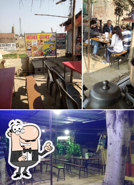 The interior of BABA Dhaba (baba nagar khaga)