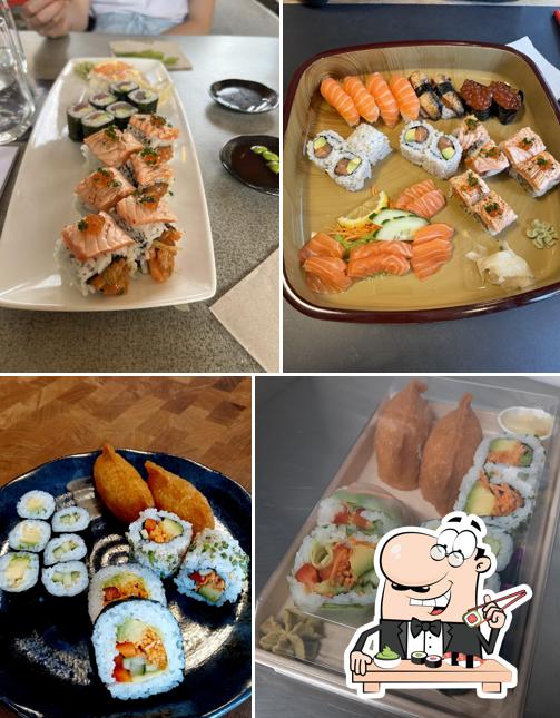 Scegli le varie opzioni di sushi