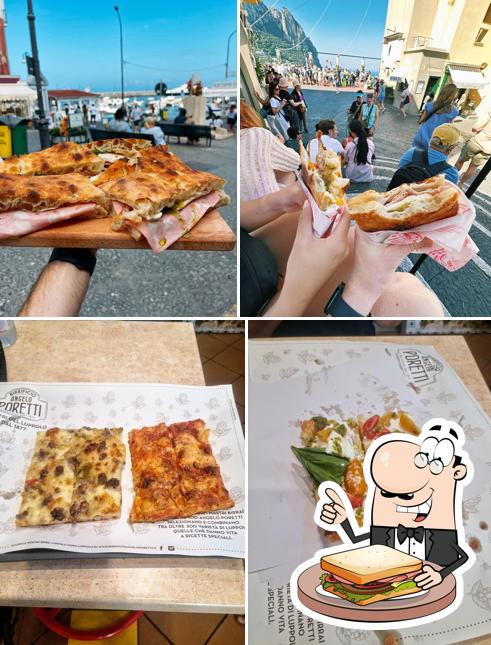 Toast al formaggio al La Focacciera Capri ( Piazzetta)