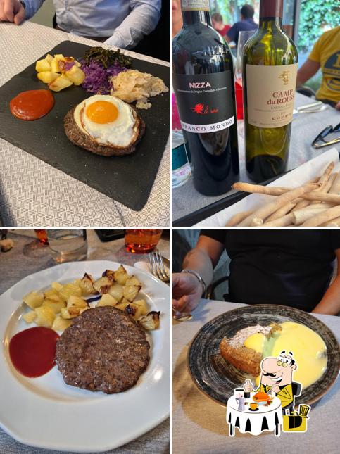 Cibo al Ristorante Osto Bruma