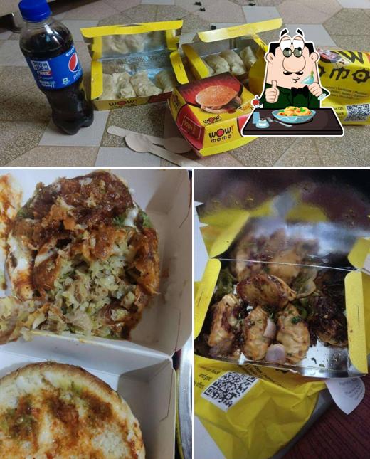 Among different things one can find food and beverage at Wow! Momo