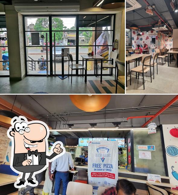 The interior of Domino's