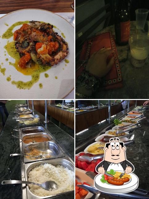 Comida em Galeria Restaurante