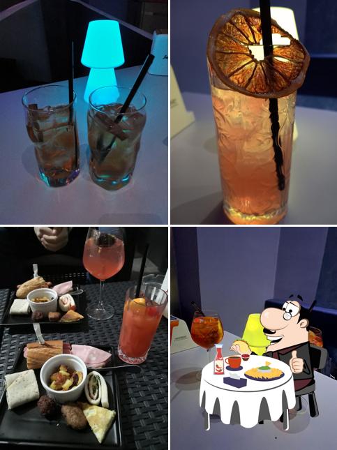 Piatto di formaggi al BLU NOTTE lounge bar