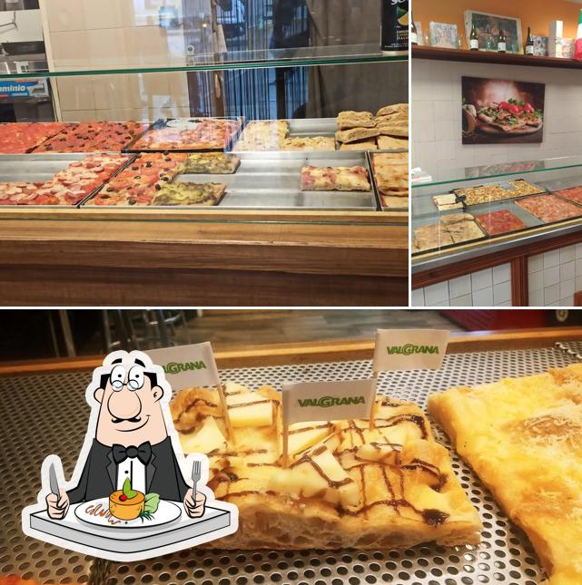 Platti al pizza rustica al taglio