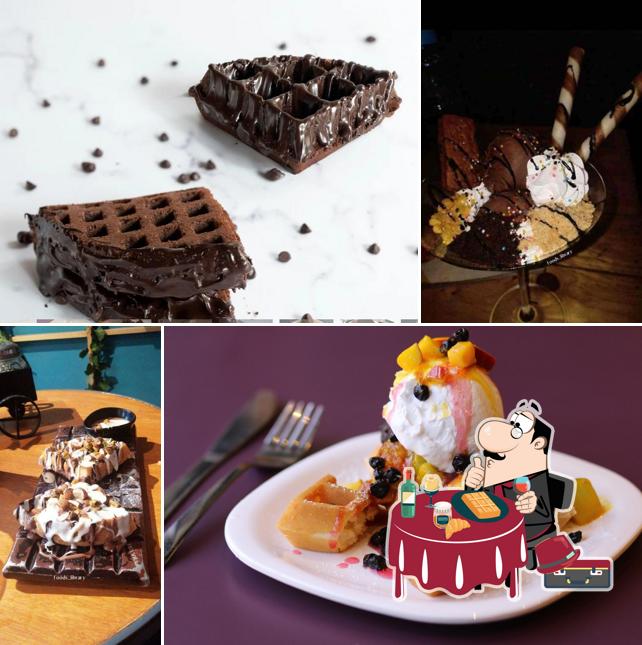 Waffles at Whatta Waffle!