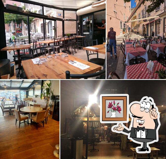 Installez-vous à l'une des tables de LA MAISON
