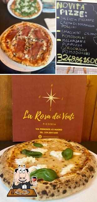 A Pizzeria La Rosa dei Venti, puoi prenderti una bella pizza