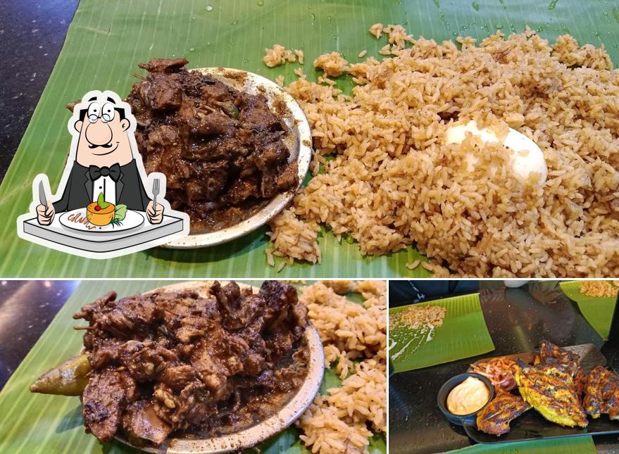 Food at Khader Bhai's Bangalore Hotel