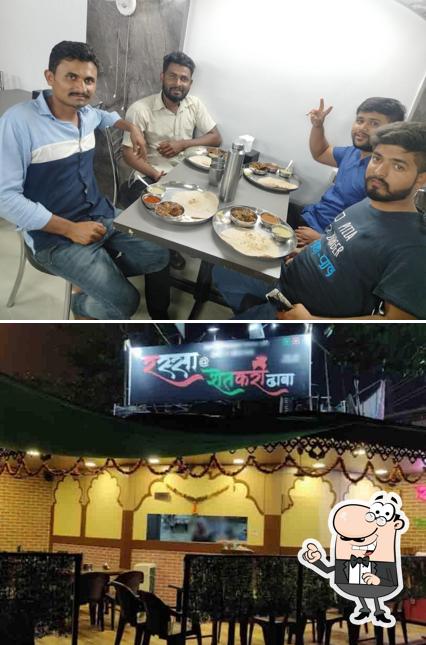 The interior of Shetkari Dhaba
