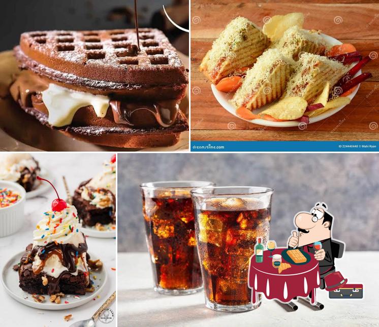 Waffles at Buddies Spot