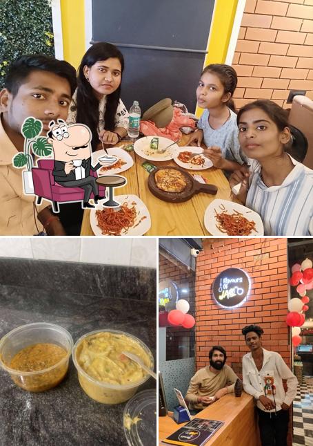 The image of interior and food at Flavours Of JAIL, Rewa