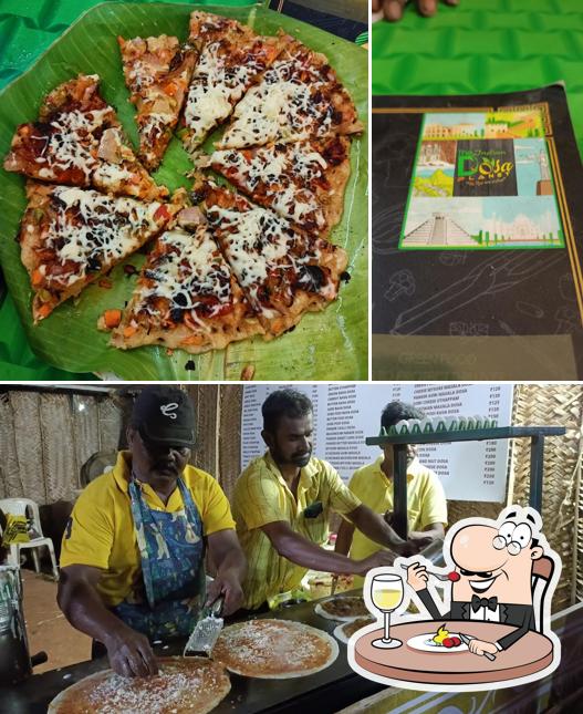 The photo of food and interior at The INDIAN Dosa Planet