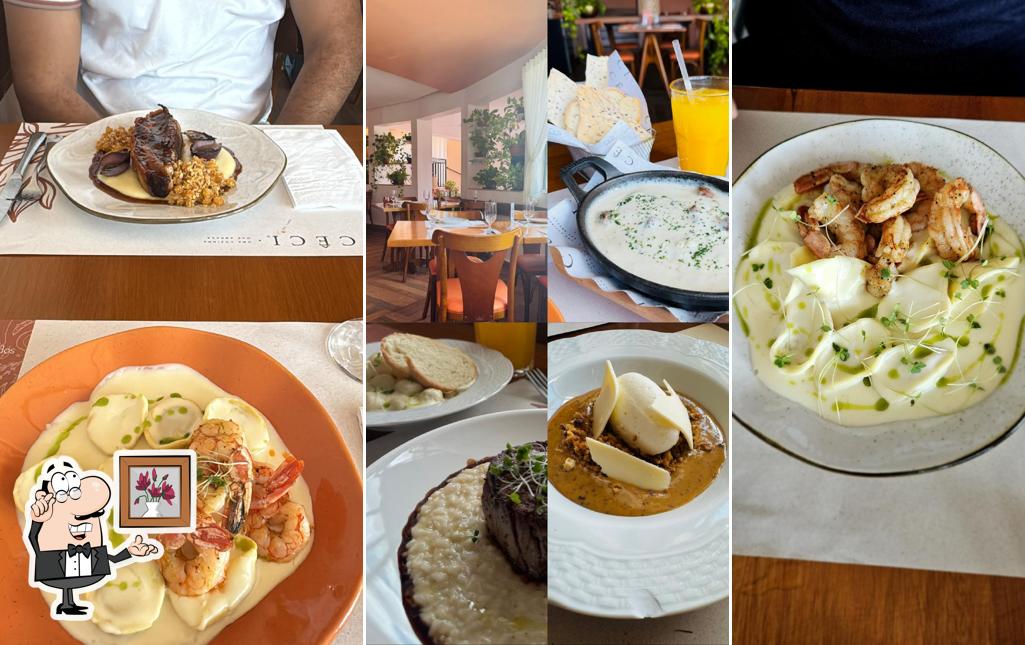 Veja imagens do interior do Cêci Restaurante