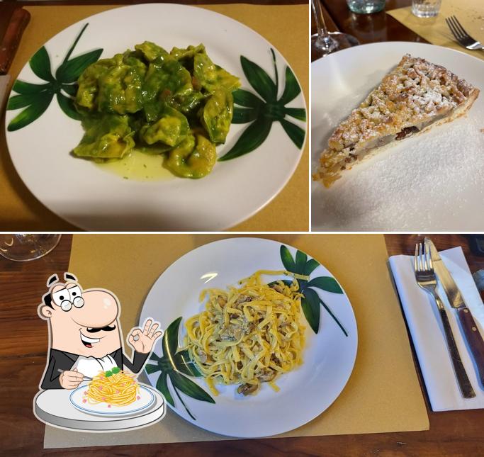 Spaghetti alla carbonara al Osteria Da Maria