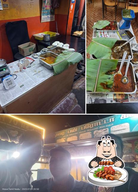 Food at Madurai Bun Parotta