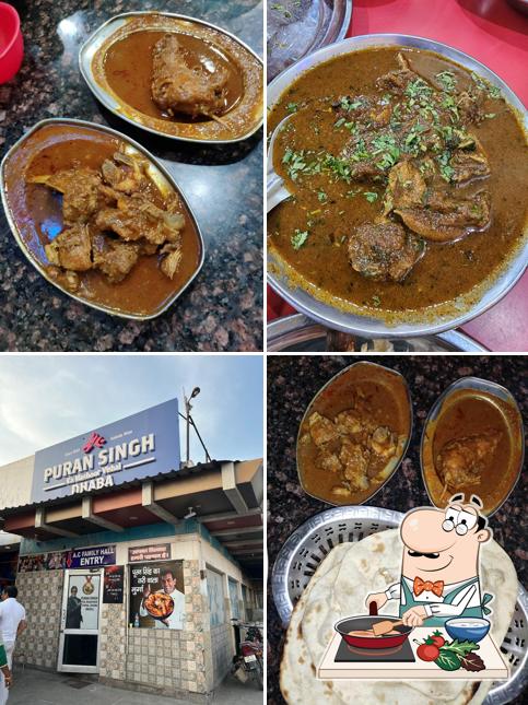 Chicken curry at Puran singh ka mashoor vishal dhaba