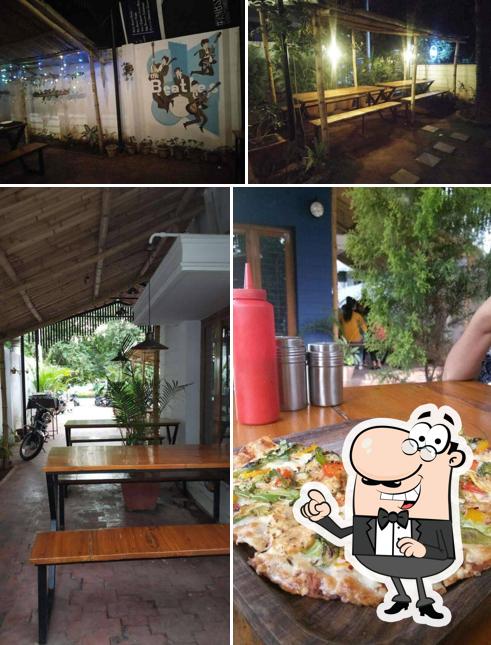 Take a seat at one of the tables at Rhythm N Brews